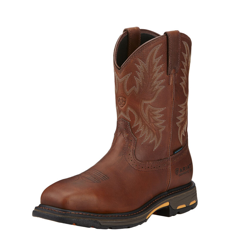 WorkHog Wide Square Toe CSA Waterproof Composite Toe Work Boot Front