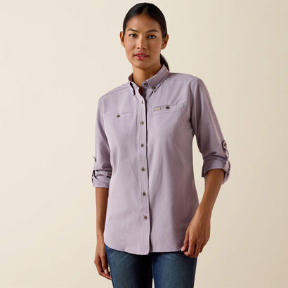 Rebar Made Tough 360 Airflow DuraStretch Work Shirt Front