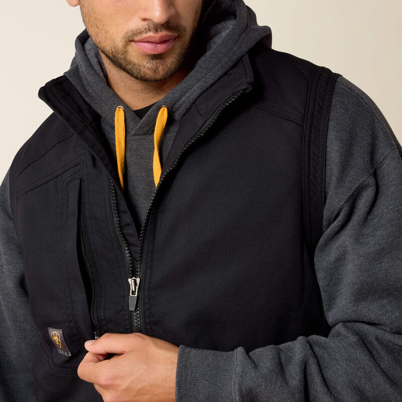 Rebar Washed DuraCanvas Insulated Vest 01