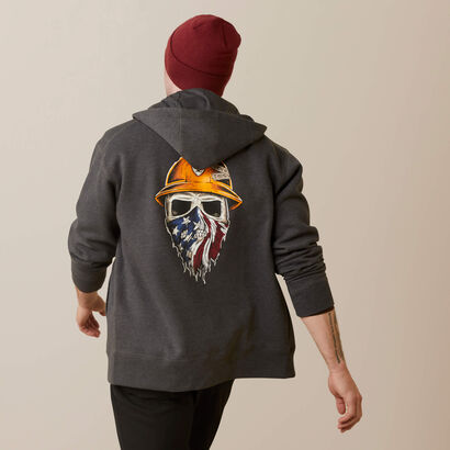 Rebar Born For This Full Zip Hoodie