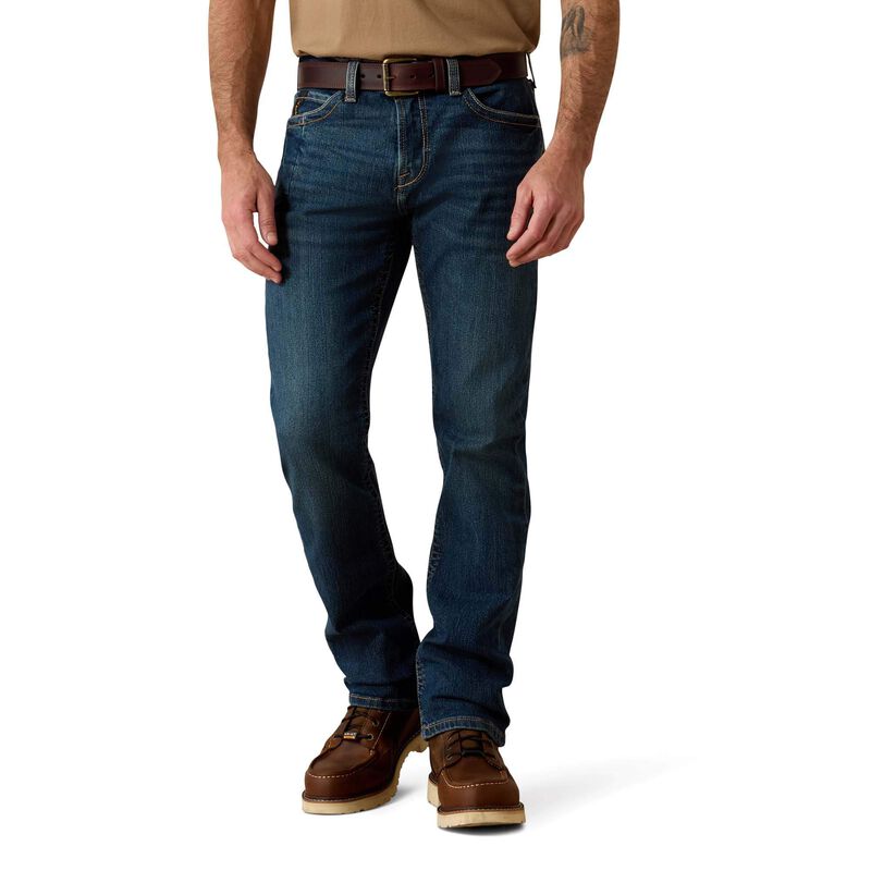 Rebar M7 DuraStretch Edge Stackable Straight Leg Jean Front