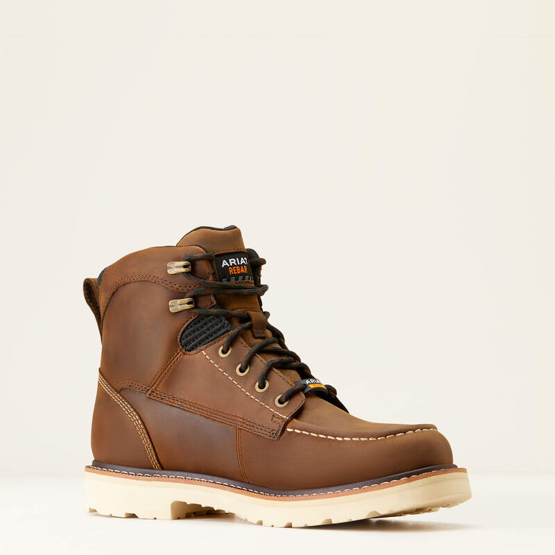 Rebar Lift 6" Waterproof Work Boot Medial