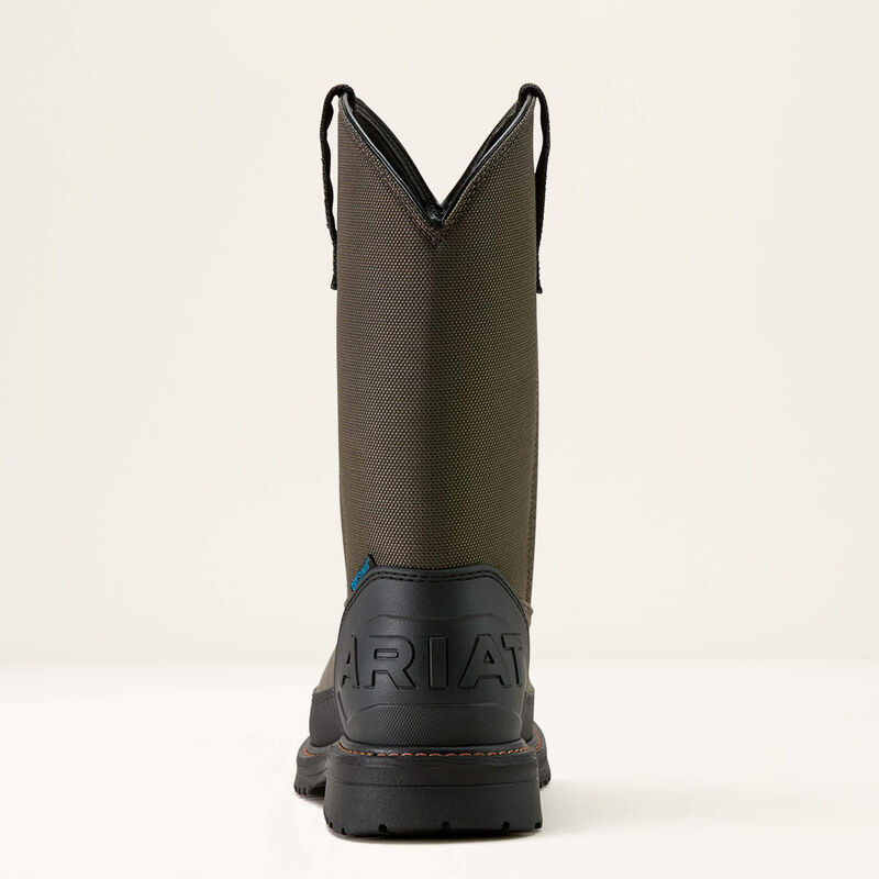 RigTEK Wildcat Pull-On CSA Waterproof Wide Square Toe Composite Toe Work Boot Heel