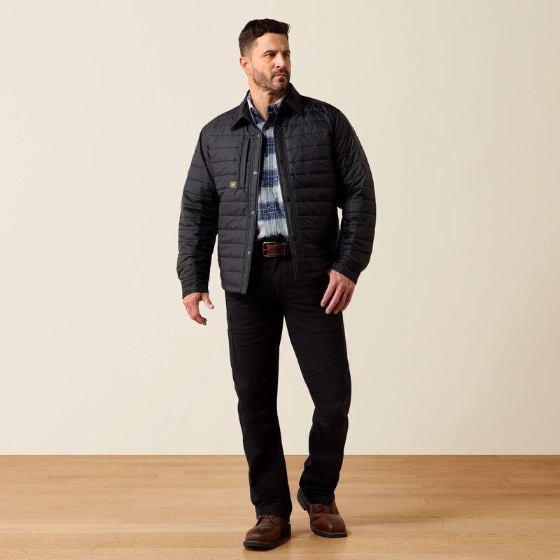 Rebar Cordura Ripstop Lightweight Insulated Shirt Jacket Full