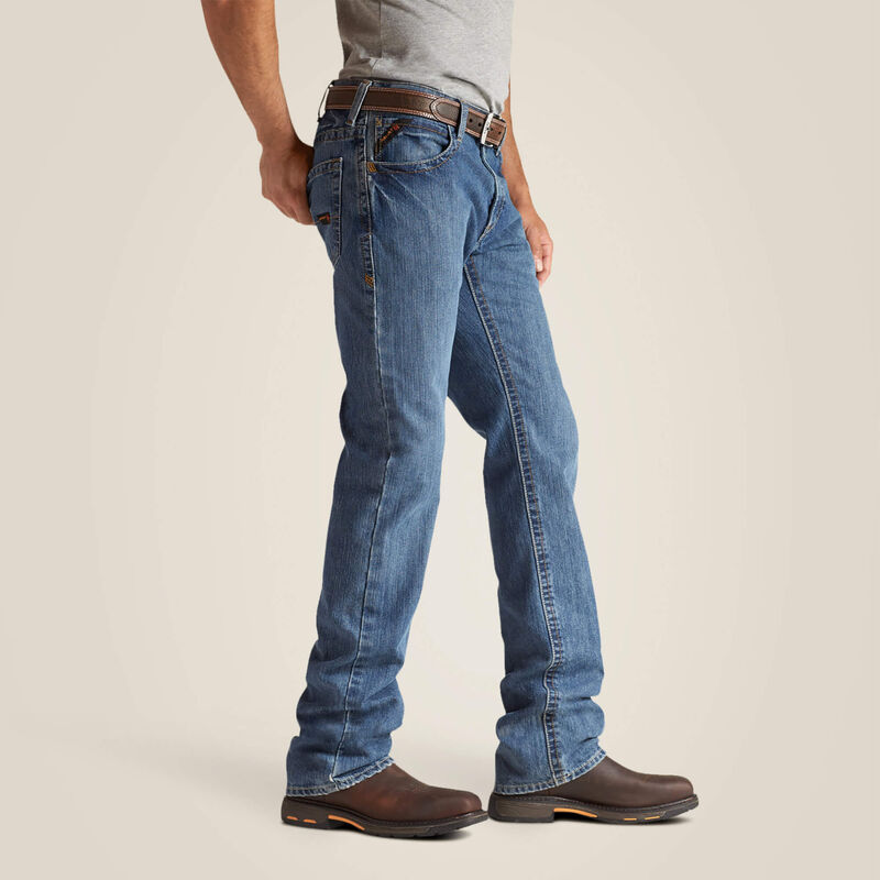 FR M4 Relaxed Basic Boot Cut Jean Side
