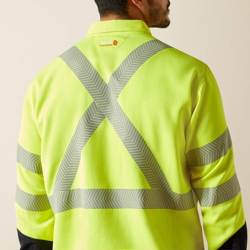 FR Hi-Vis Air Inherent Classic Fit Work Shirt 02