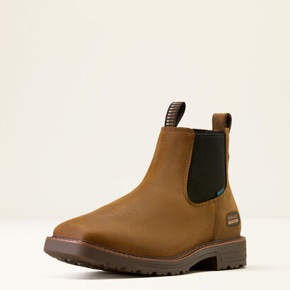 Activator Chelsea Waterproof Wide Square Toe Work Boot 3-4 Front