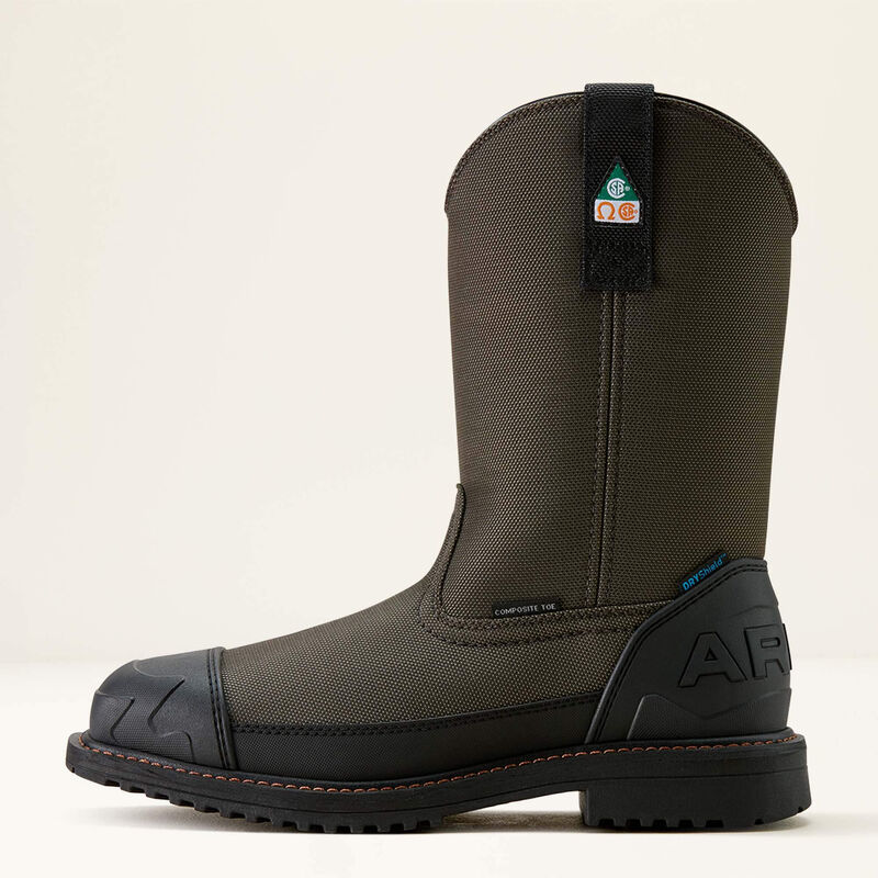 RigTEK Wildcat Pull-On CSA Waterproof Wide Square Toe Composite Toe Work Boot Side