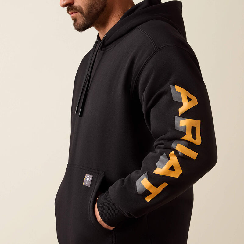 Rebar Lightweight Logo Hoodie 01