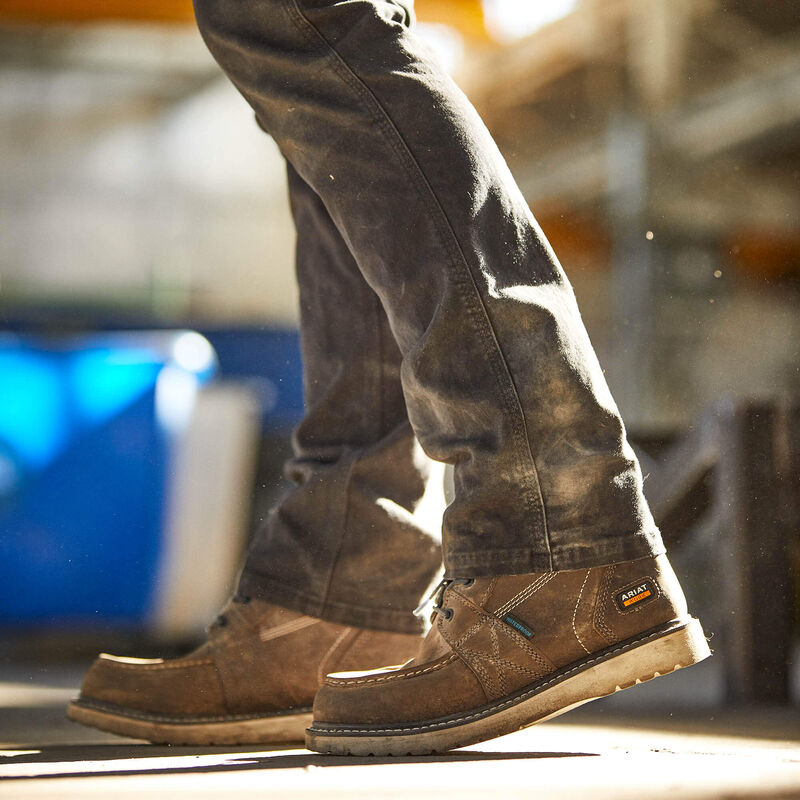 Rebar Wedge Moc Toe Waterproof Work Boot Lifestyle