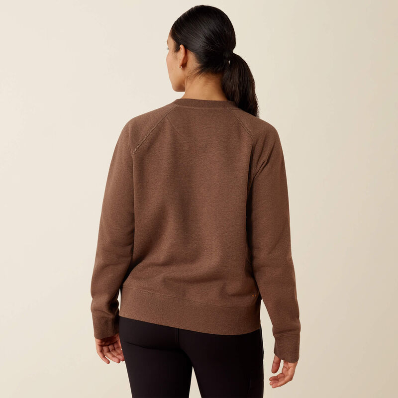 Rebar Lightweight Fleece Sweatshirt Back