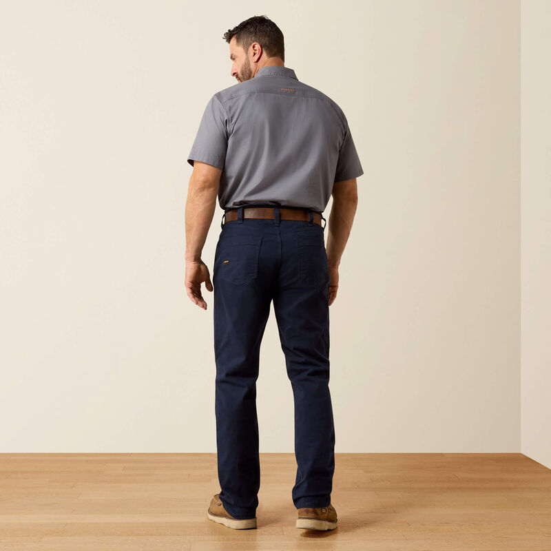 Rebar M4 Low Rise DuraStretch Made Tough Stackable Straight Leg Pant Back