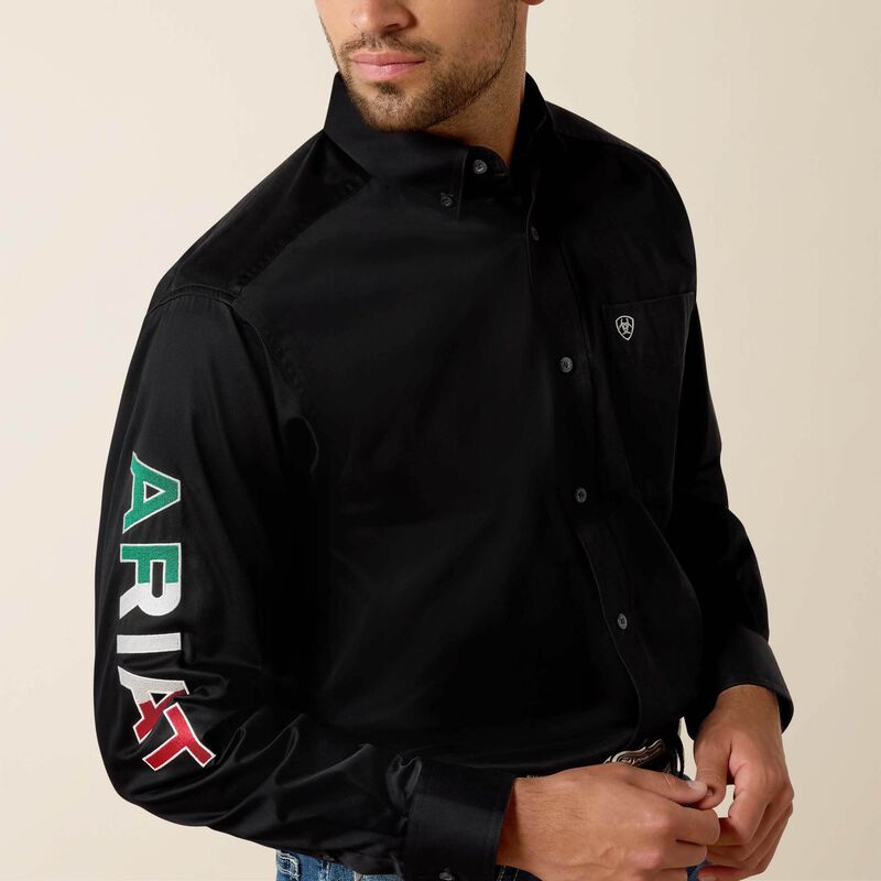 Team Logo Twill Classic Fit Shirt 01