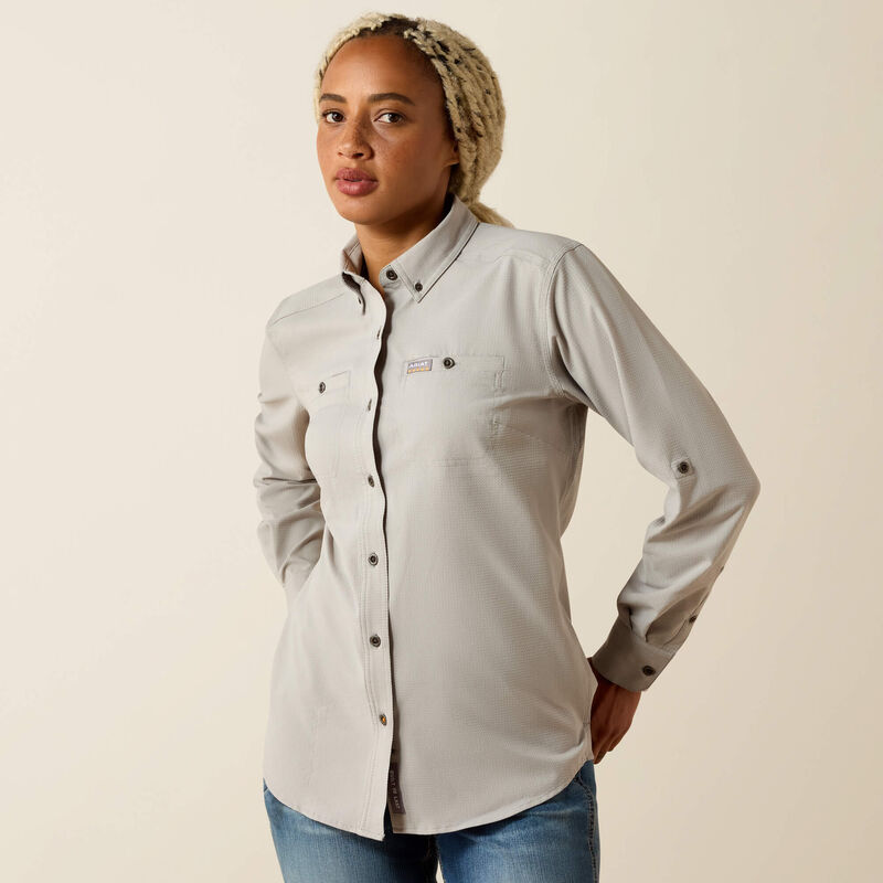 Rebar Made Tough 360 Airflow DuraStretch Work Shirt Front