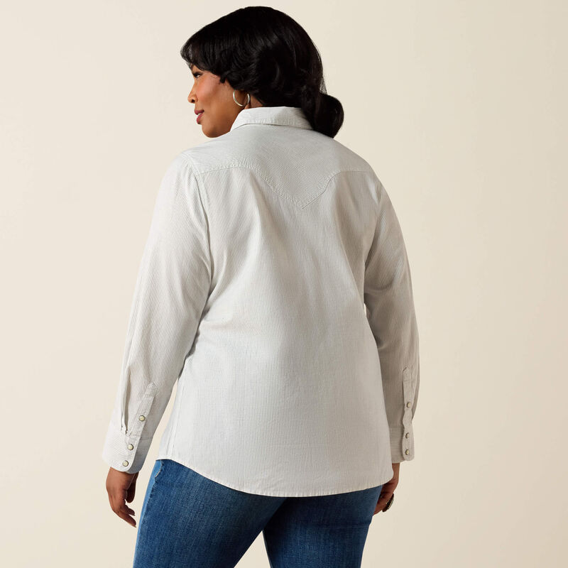 Stella Western Snap Shirt Back Plus