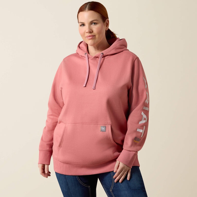Rebar Workman Graphic Hoodie Front Plus