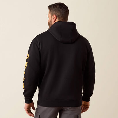 Rebar Lightweight Logo Hoodie Back