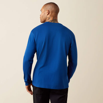 Rebar Cotton Strong Standard Logo Pocket T-Shirt Back