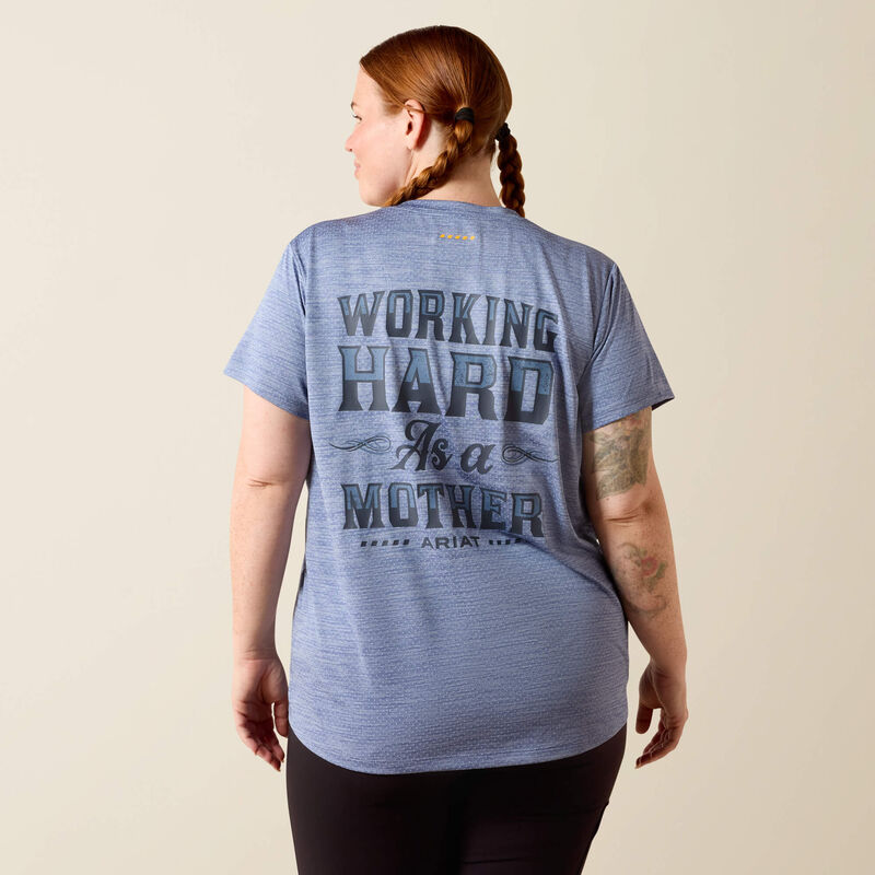 Rebar Evolution Mother V-Neck T-Shirt Back Plus