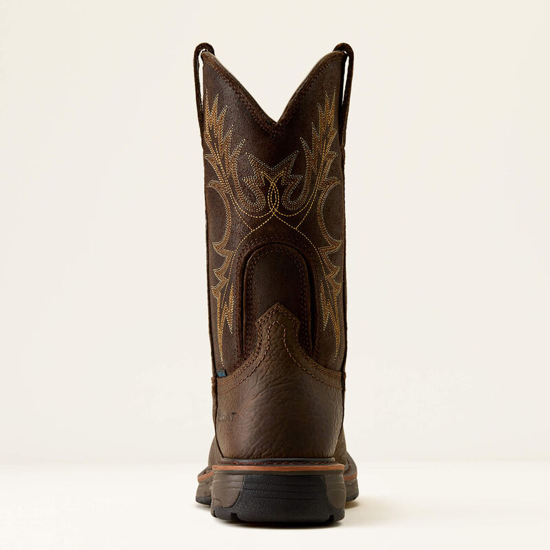 WorkHog Waterproof Composite Toe Work Boot Heel