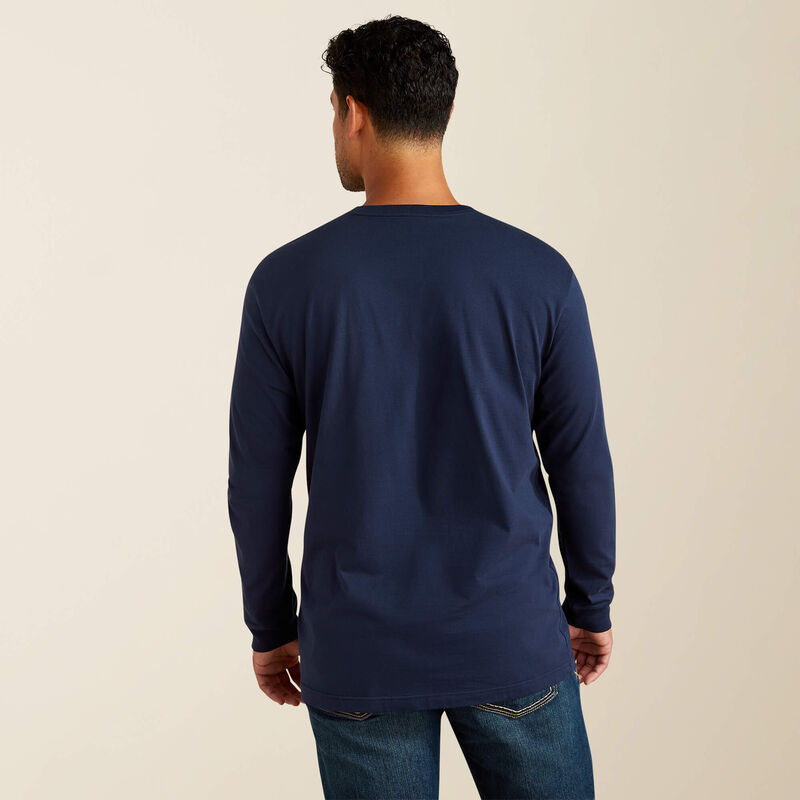 Rebar Cotton Strong Standard Pocket T-Shirt Back