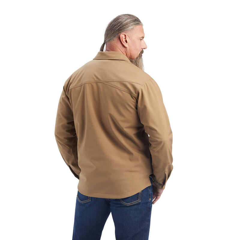 Rebar DuraStretch Utility Softshell Shirt Jacket Back