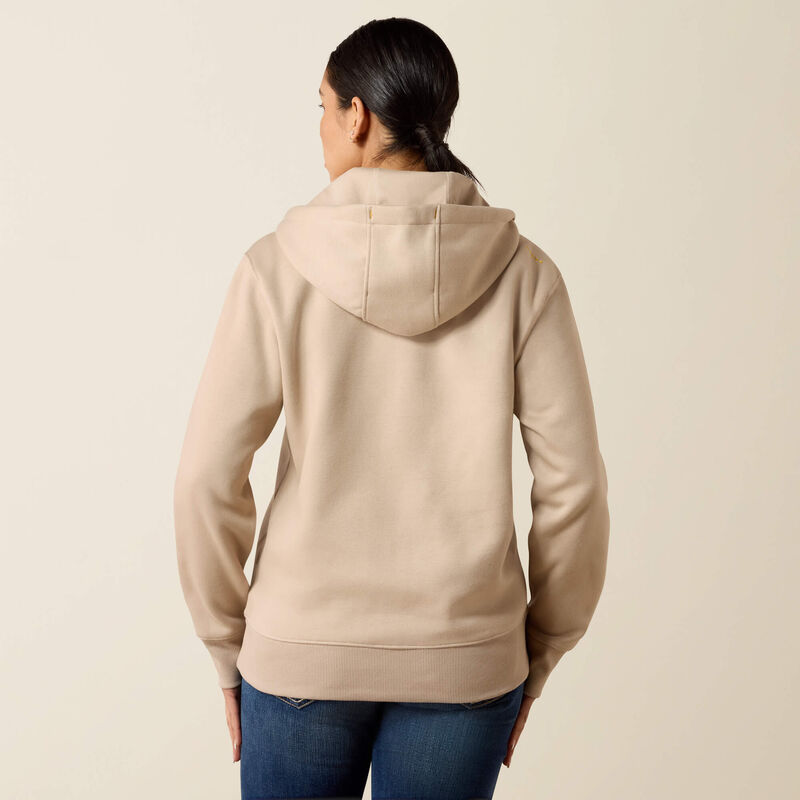 Rebar Skill Set 1/2 Zip Hoodie Back