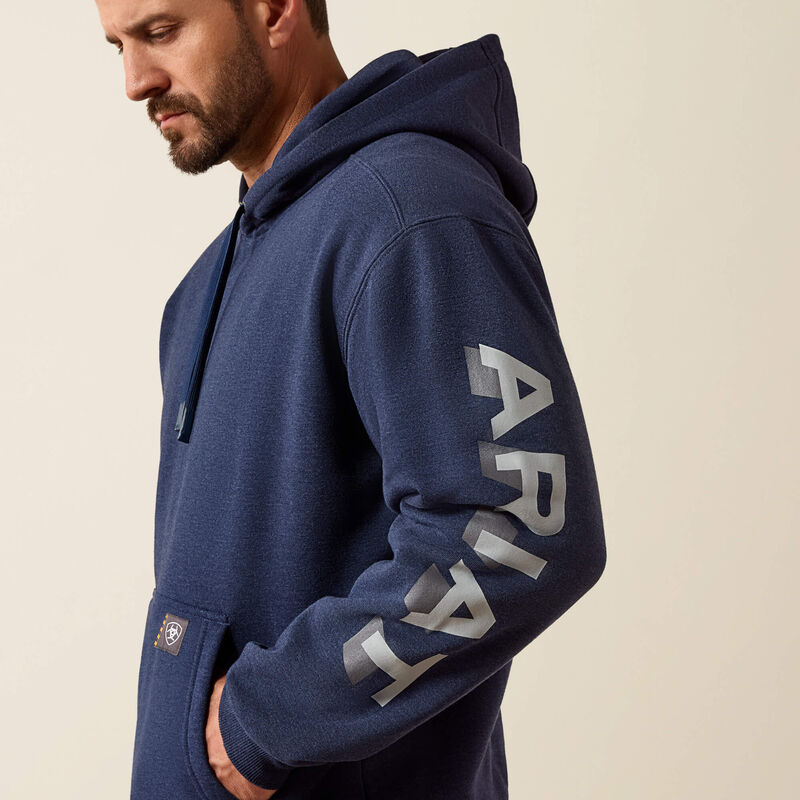 Rebar Lightweight Logo Hoodie 01