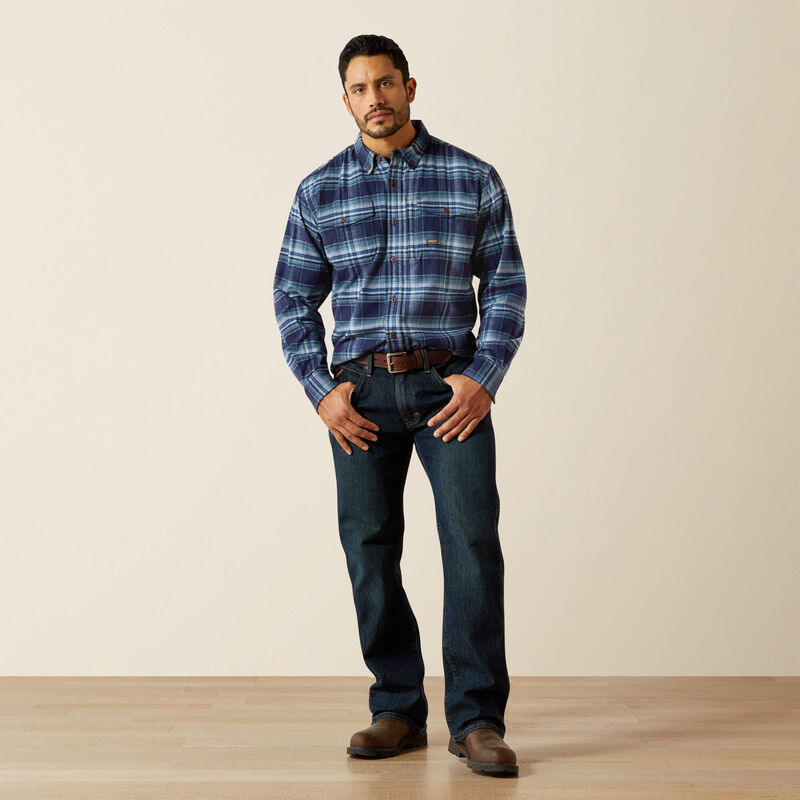 Rebar Flannel DuraStretch Work Shirt Full
