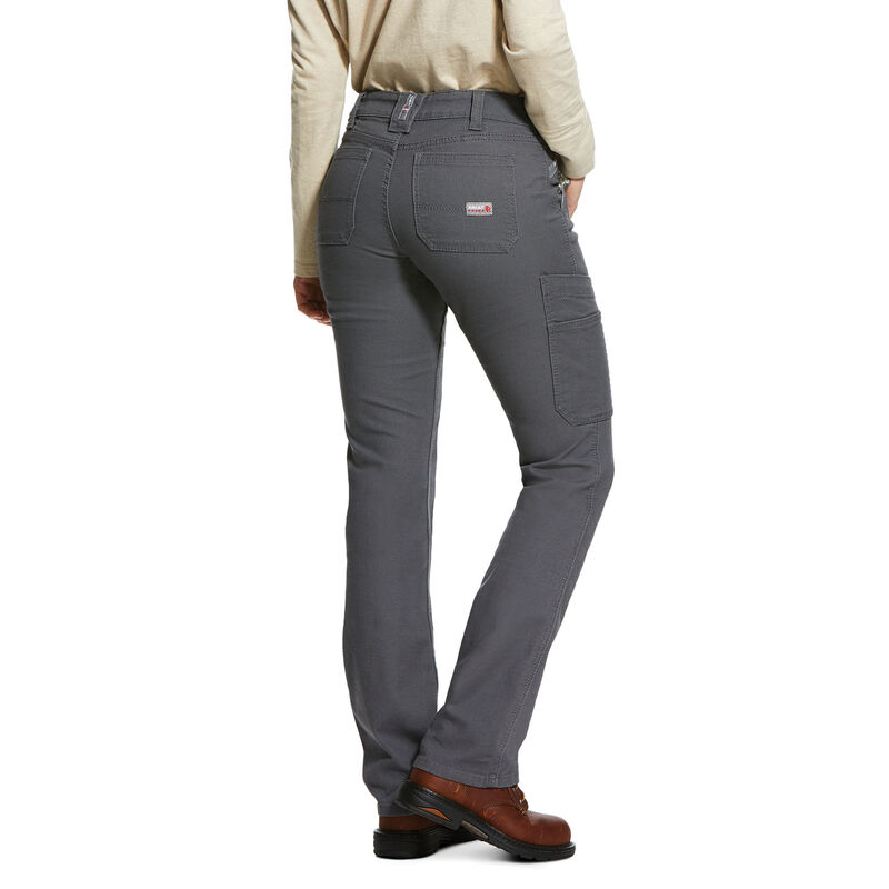 FR Stretch DuraLight Canvas Stackable Straight Leg Pant Back