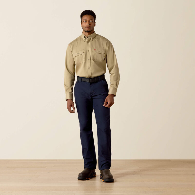 FR Solid Work Shirt Full