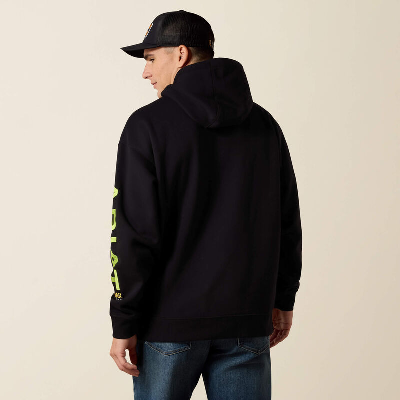 Rebar Workman Graphic Hoodie Back
