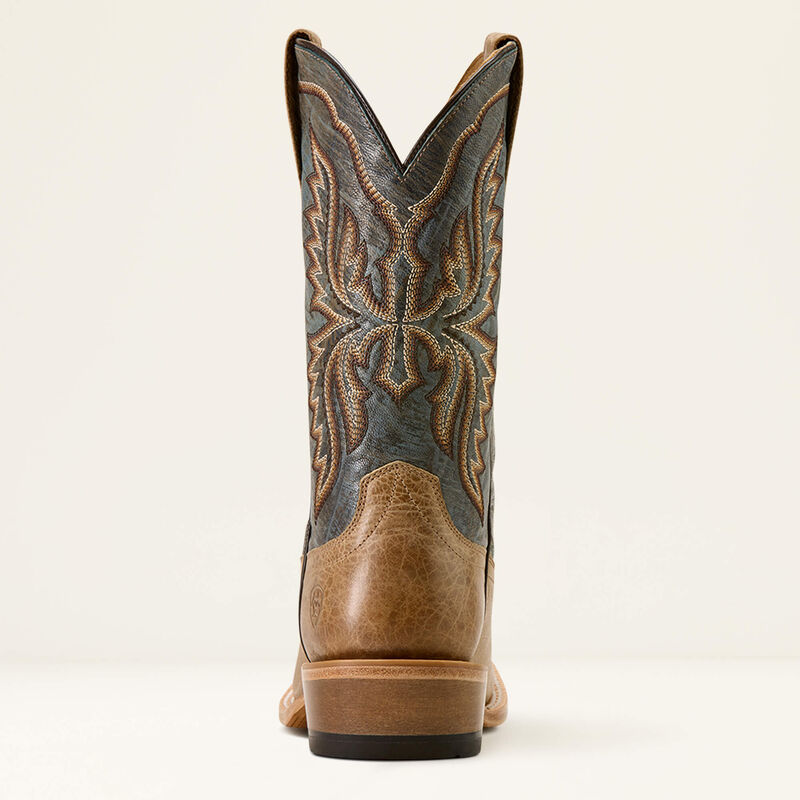 Preston Wide Square Toe Cowboy Boot Heel