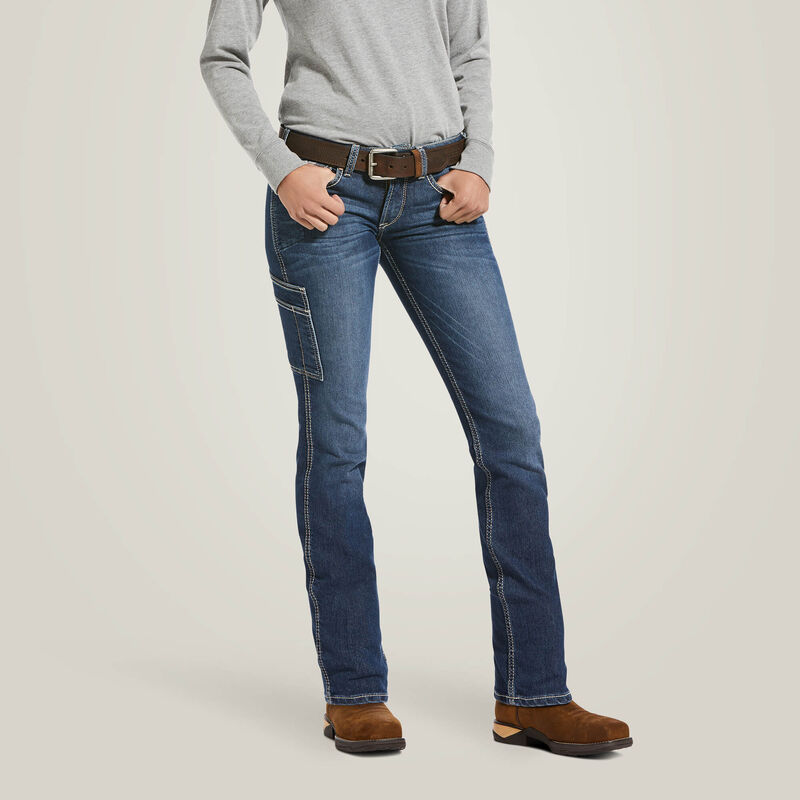 Rebar DuraStretch Riveter Straight Leg Jean Front