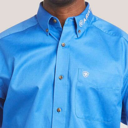 Team Logo Twill Classic Fit Shirt 01