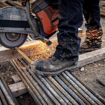 Stump Jumper 8" BOA Waterproof Composite Toe Work Boot Lifestyle