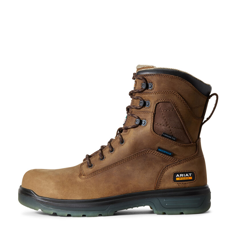 Turbo 8" CSA Waterproof Carbon Toe Work Boot Side