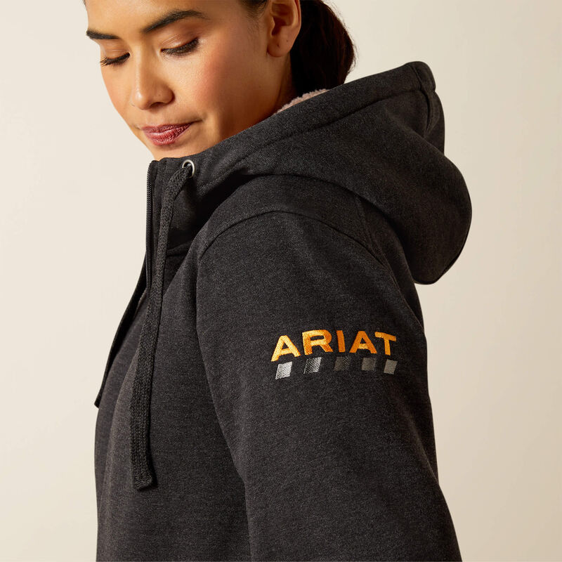 Rebar All-Weather Sherpa Full Zip Hoodie 01