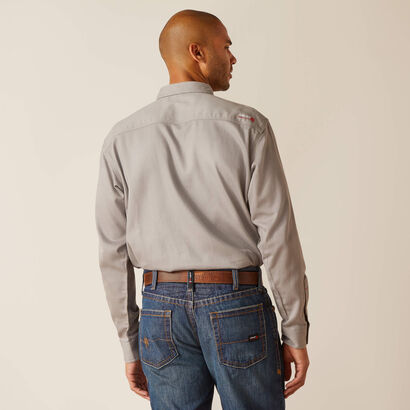 FR Solid Classic Fit Snap Work Shirt