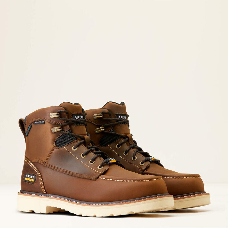 Rebar Lift 6" Waterproof Composite Toe Work Boot Pair