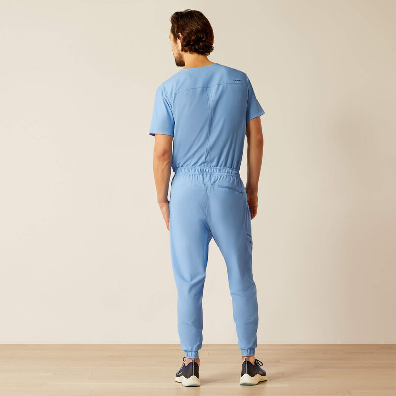 Drew Cargo Stretch Jogger Scrub Pant Back