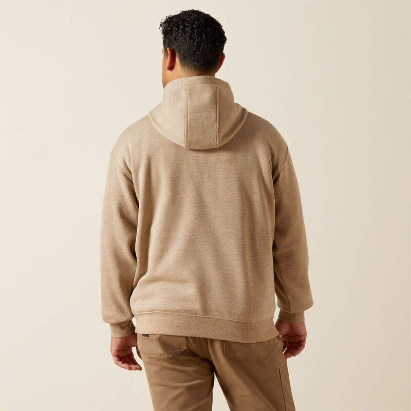 Rebar Lightweight Logo Hoodie Back