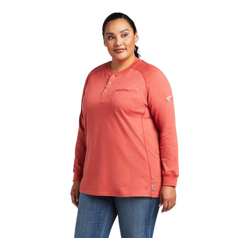 FR Air Henley Top Front Plus
