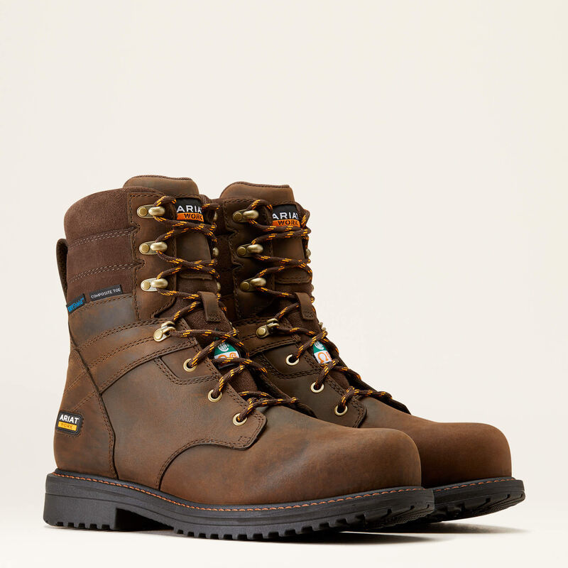 RigTEK 8" CSA Waterproof Composite Toe Work Boot Pair