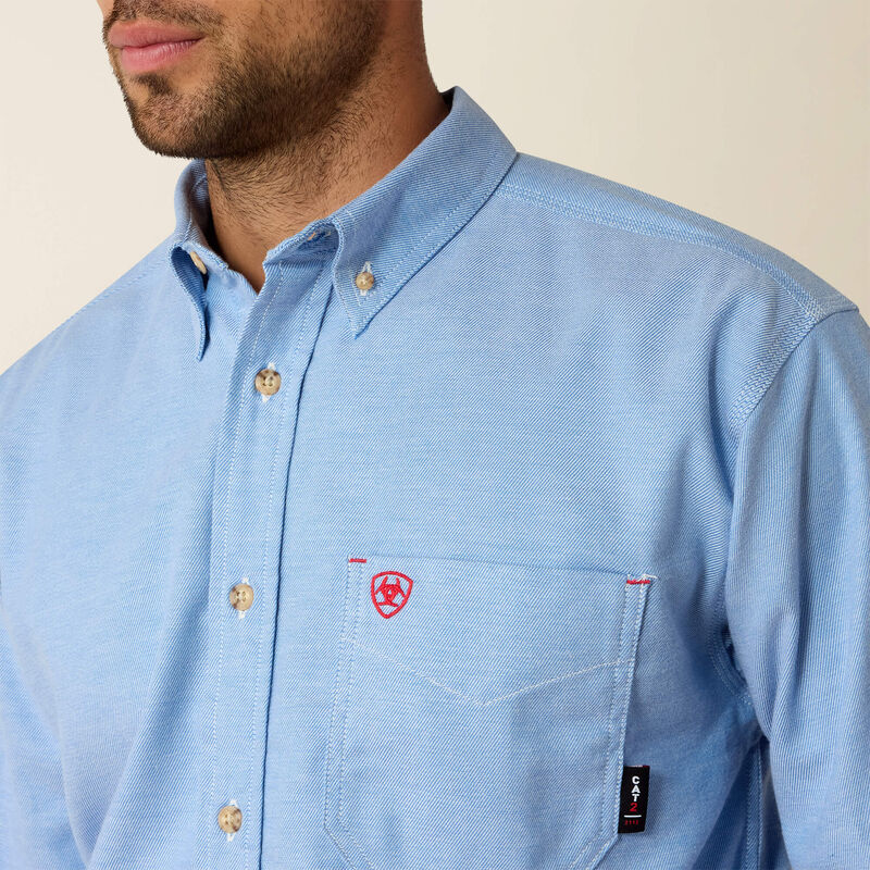 FR Solid Twill DuraStretch Work Shirt 01