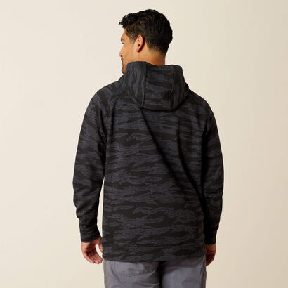FR DuraStretch Smoke Hoodie Back
