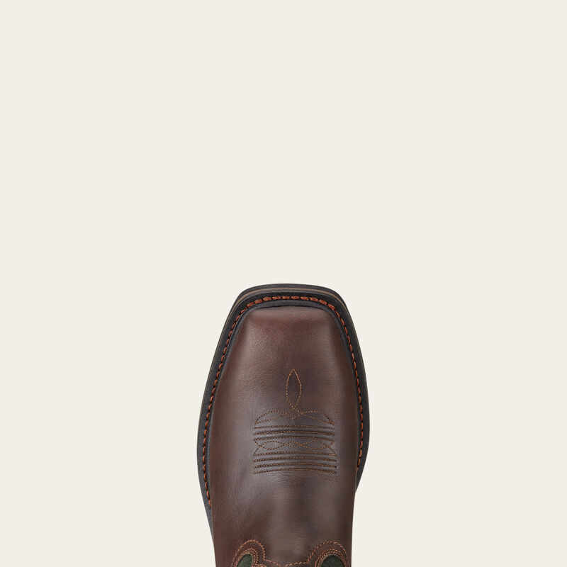 Sierra Wide Square Toe Steel Toe Work Boot Toe