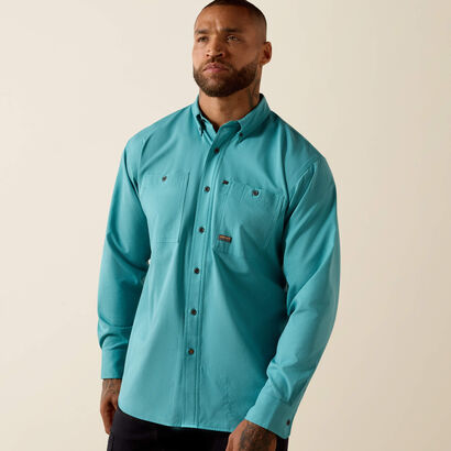 Rebar Made Tough 360 Airflow Work Shirt Front