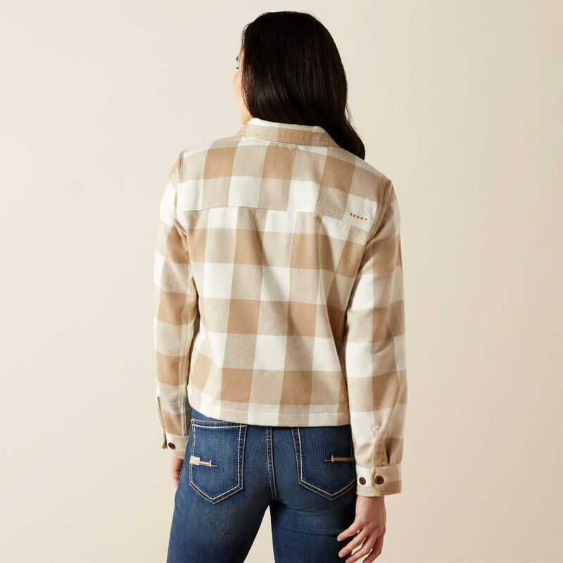 Rebar Heavy Flannel Work Shirt Back