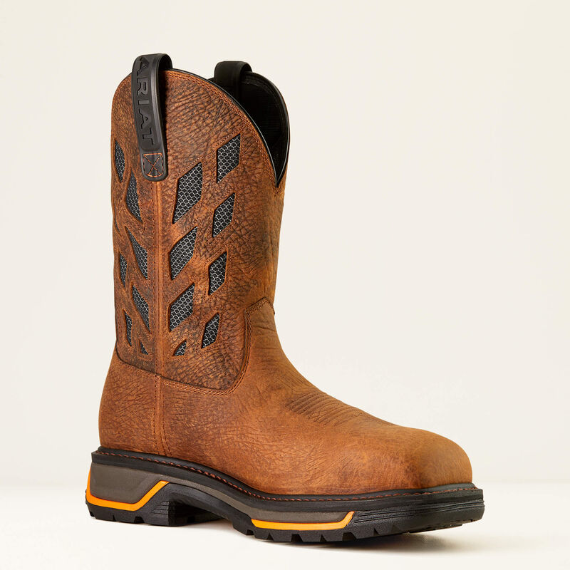Big Rig Tread VentTEK Composite Toe Work Boot Medial